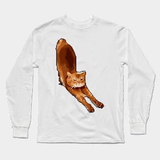 Pixels cat Long Sleeve T-Shirt